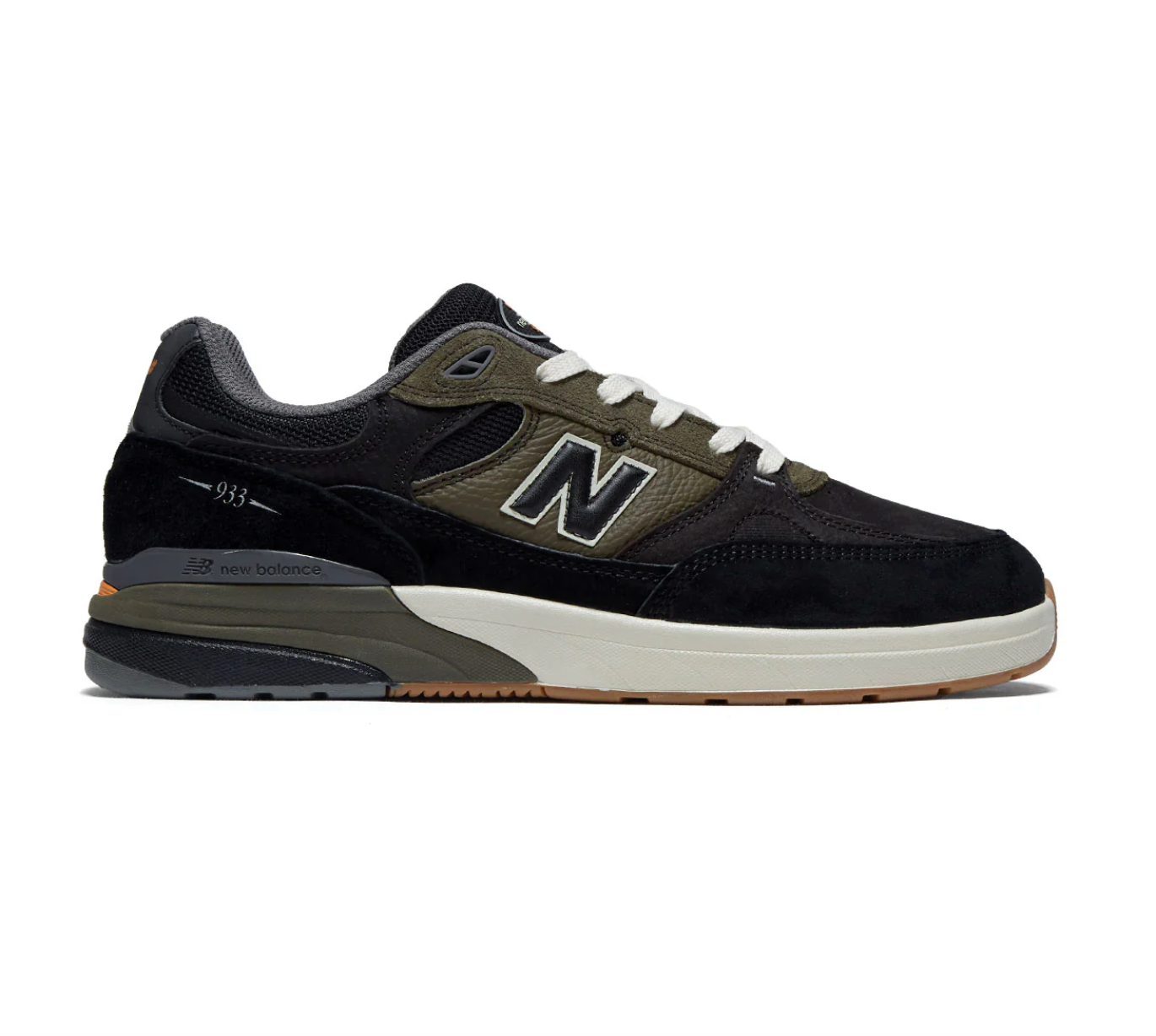 New Balance Numeric Andrew Reynolds 933 – Black/Dark Olive