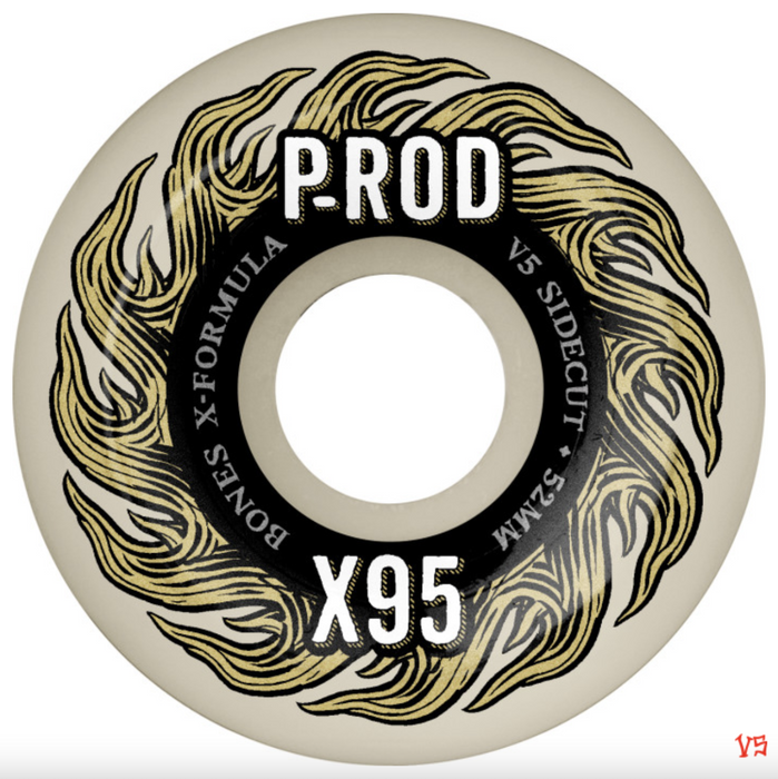 Bones X-Formula P-Rod 52mm V5 Sidecut 95A Wheels