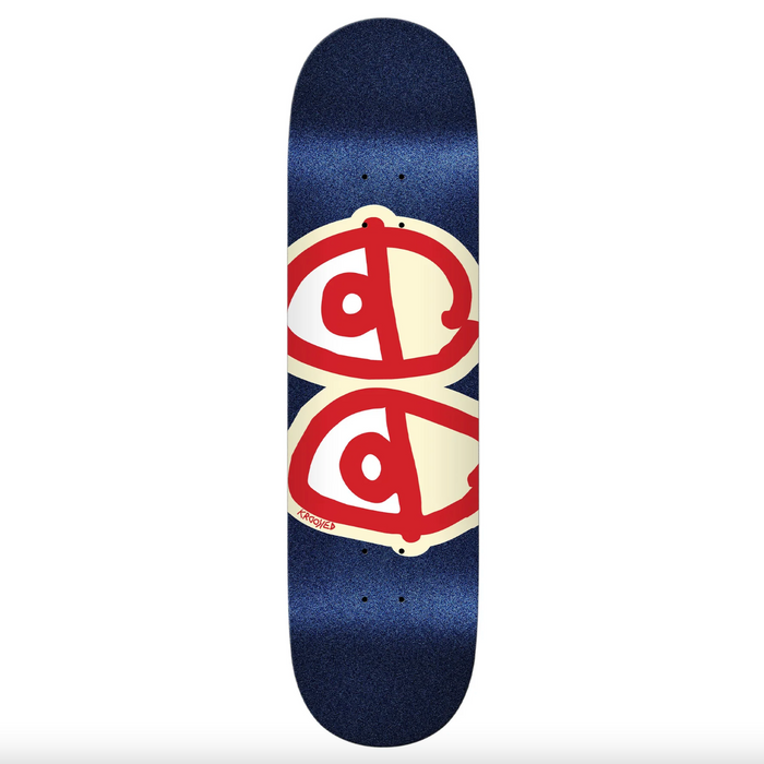 Krooked Team Eyes Blue Glitter 8.5 Deck