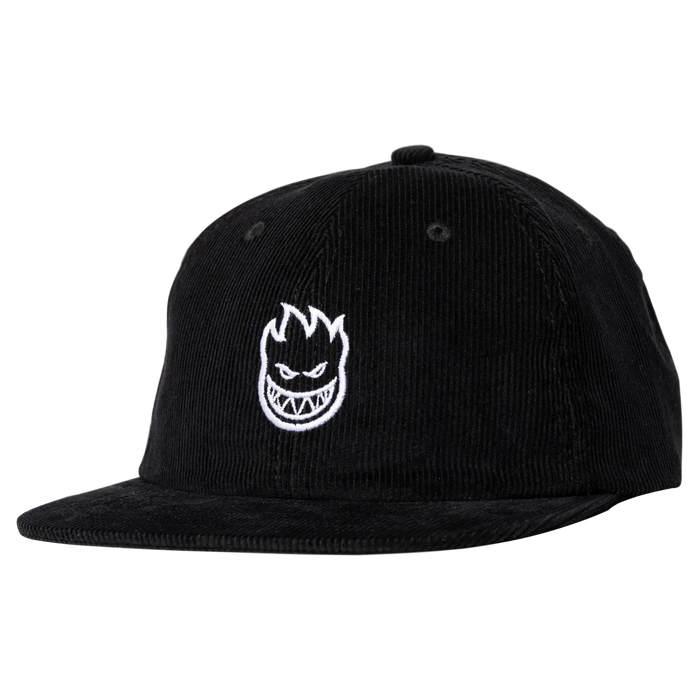 Spitfire Lil Big Head Black Corduroy Strapback Hat