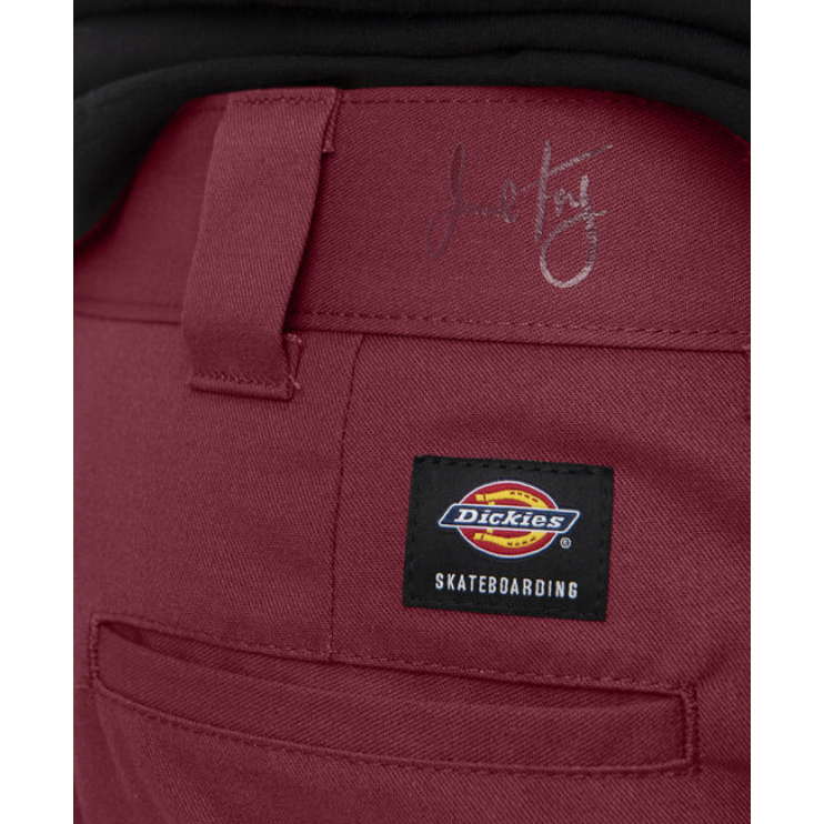 Dickies Skateboarding Jaime Foy Signature Pants- Burgandy