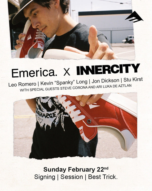 Emerica x Innercity Team Signing + Skate Session