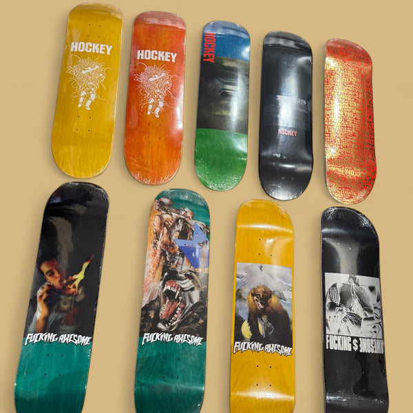 Fucking Awesome & Hockey Decks Now Available