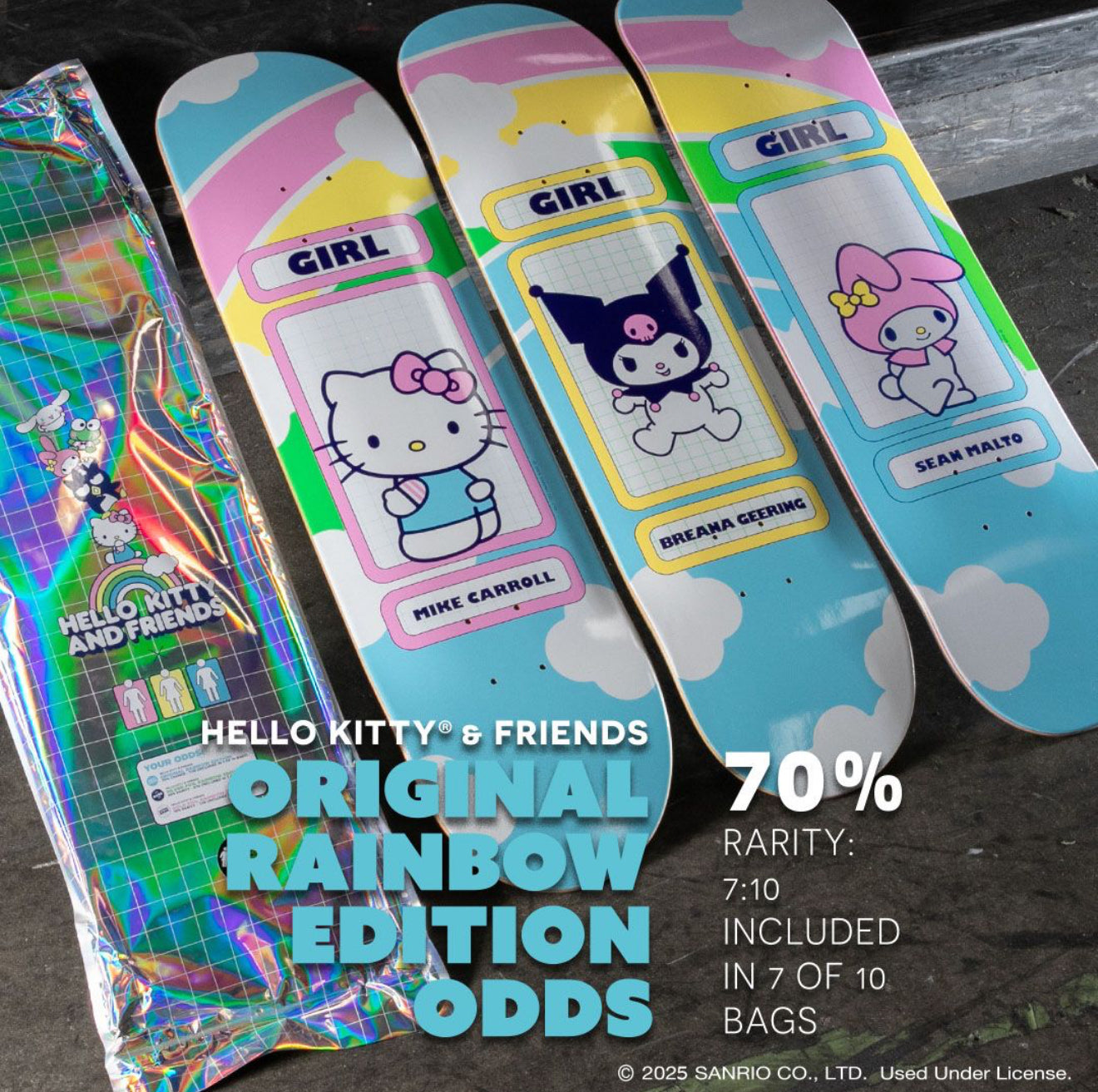 Girl x Hello Kitty and Friends Rainbow Blind Bag Deck