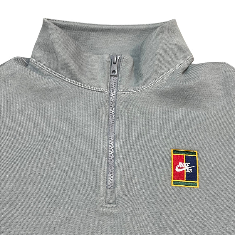 Nike SB Half-Zip Skate Sweatshirt - Gym Red/Stealth