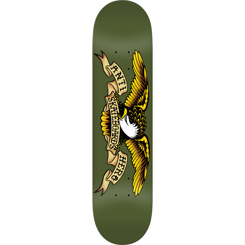 Anti Hero Classic Eagle Deck (GREEN) - 8.06
