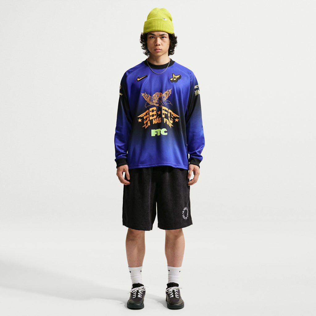 Nike SB Club 58 FC Long-Sleeve Skate Top – Dark Concord