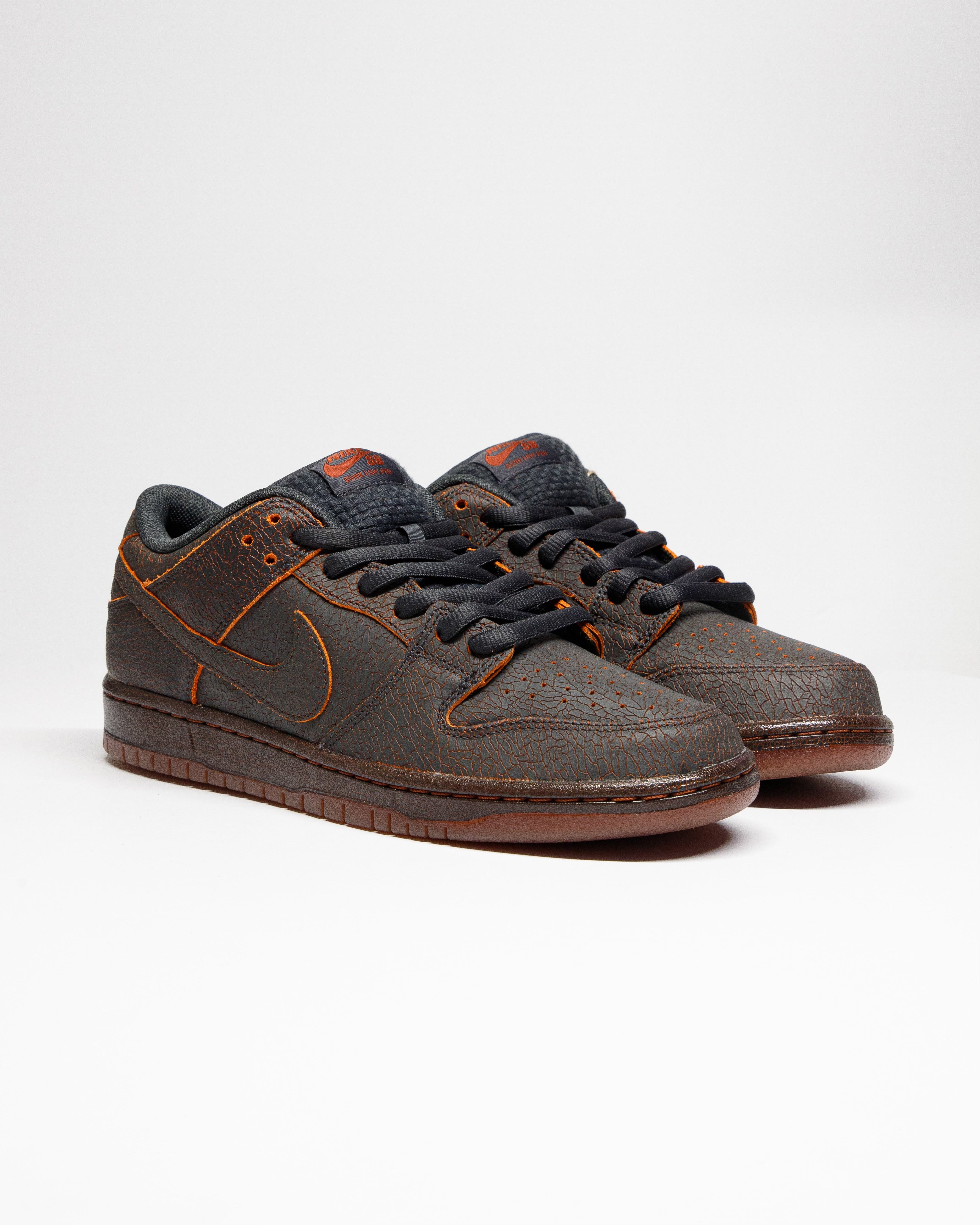 Nike SB Dunk Low Pro PRM “Krampus”  - Dark Smoke Grey/Campfire Orange