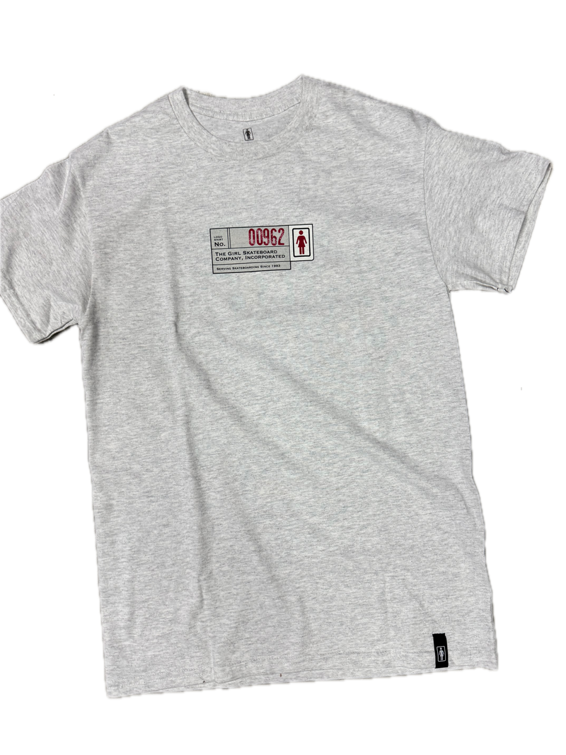 Girl Skateboards Logo Shirt Number T-Shirt