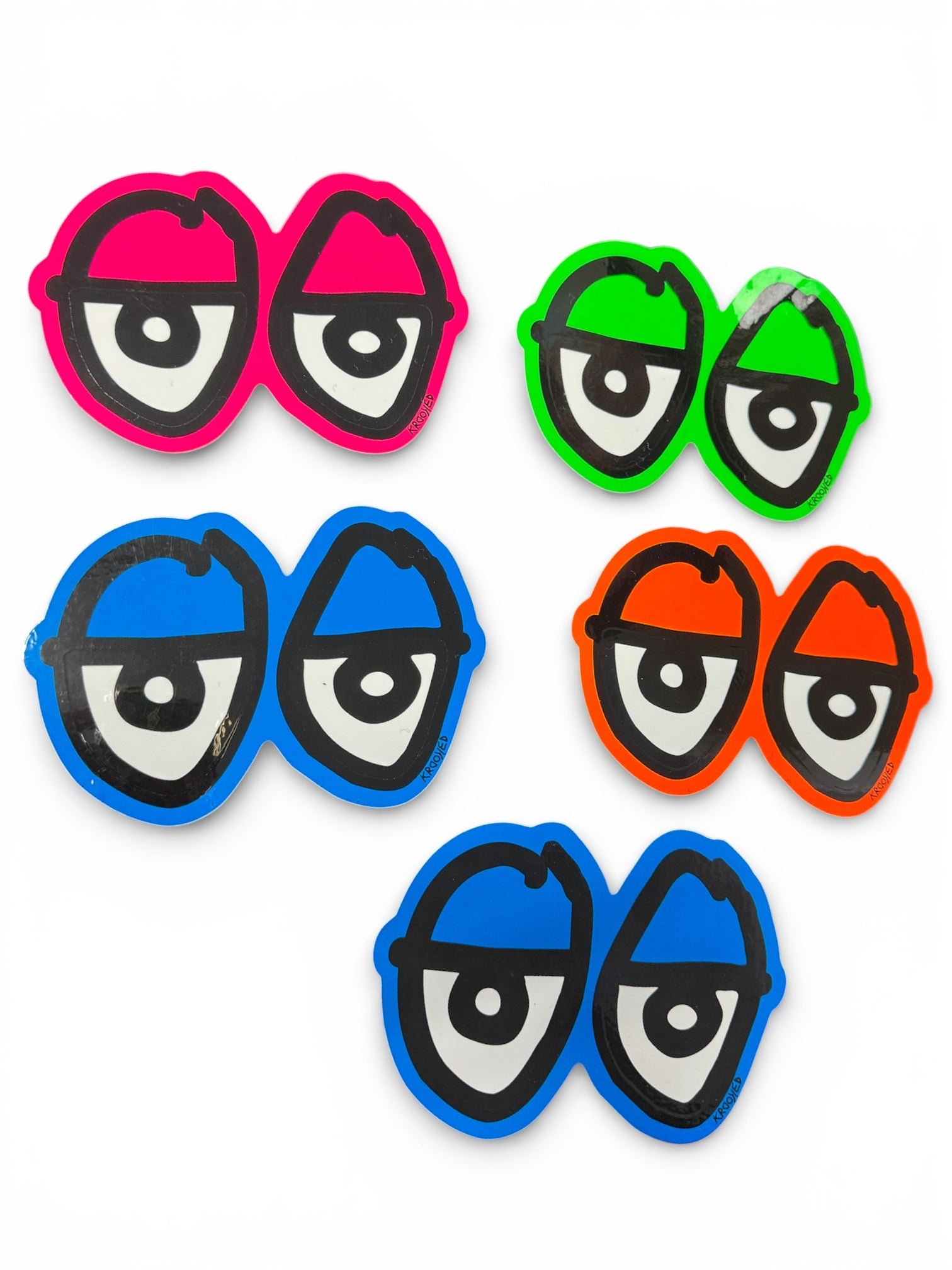 KROOKED Large Diecut Eyes Sticker