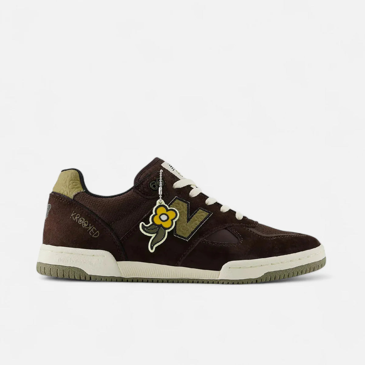 NB Numeric x Krooked Tom Knox 600 - Brown/Green