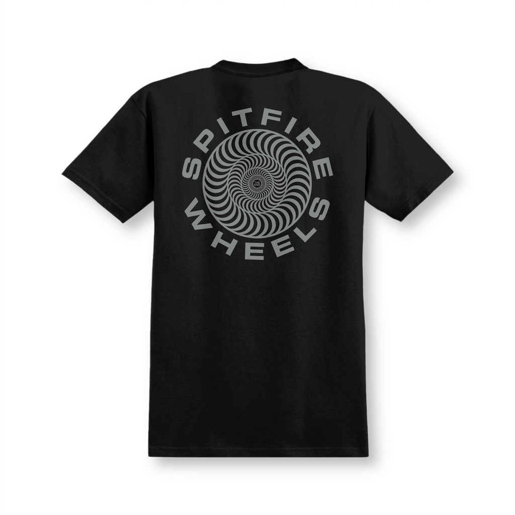 Spitfire Swirl 87 Shirt - Black/Silver