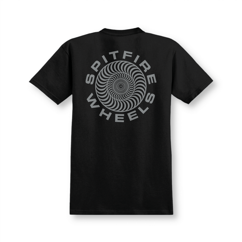 Spitfire Swirl 87 Shirt - Black/Silver