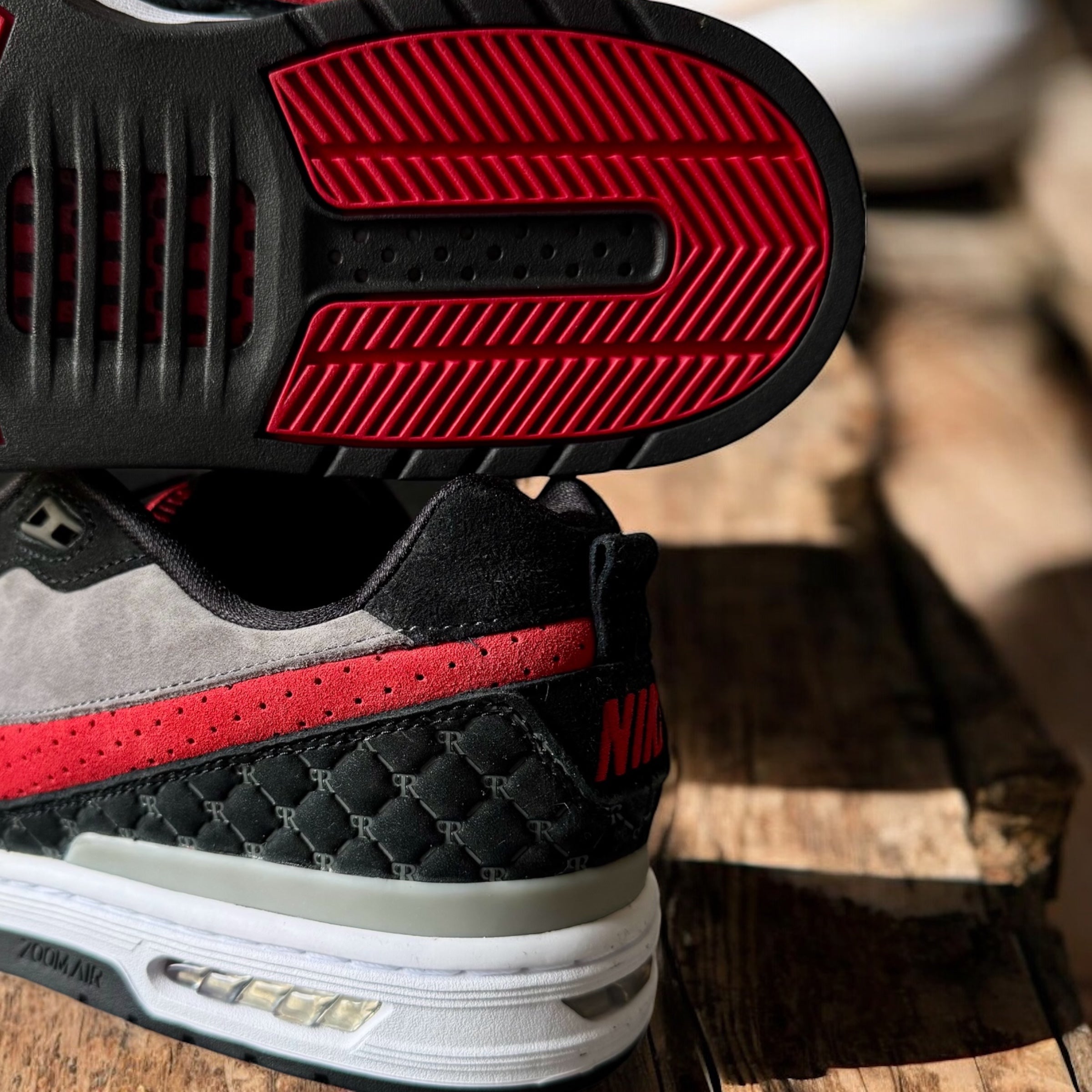 Nike SB Paul Rodriguez Zoom Air 1 - Black/Varsity Red/Flint Grey "BRED"