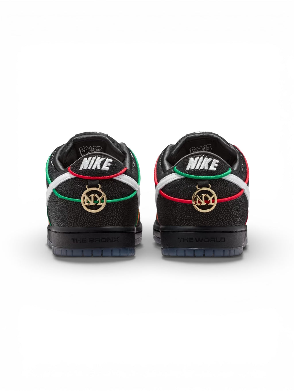 Nike SB Dunk Low Pro QS - Black/White-Challenge Red