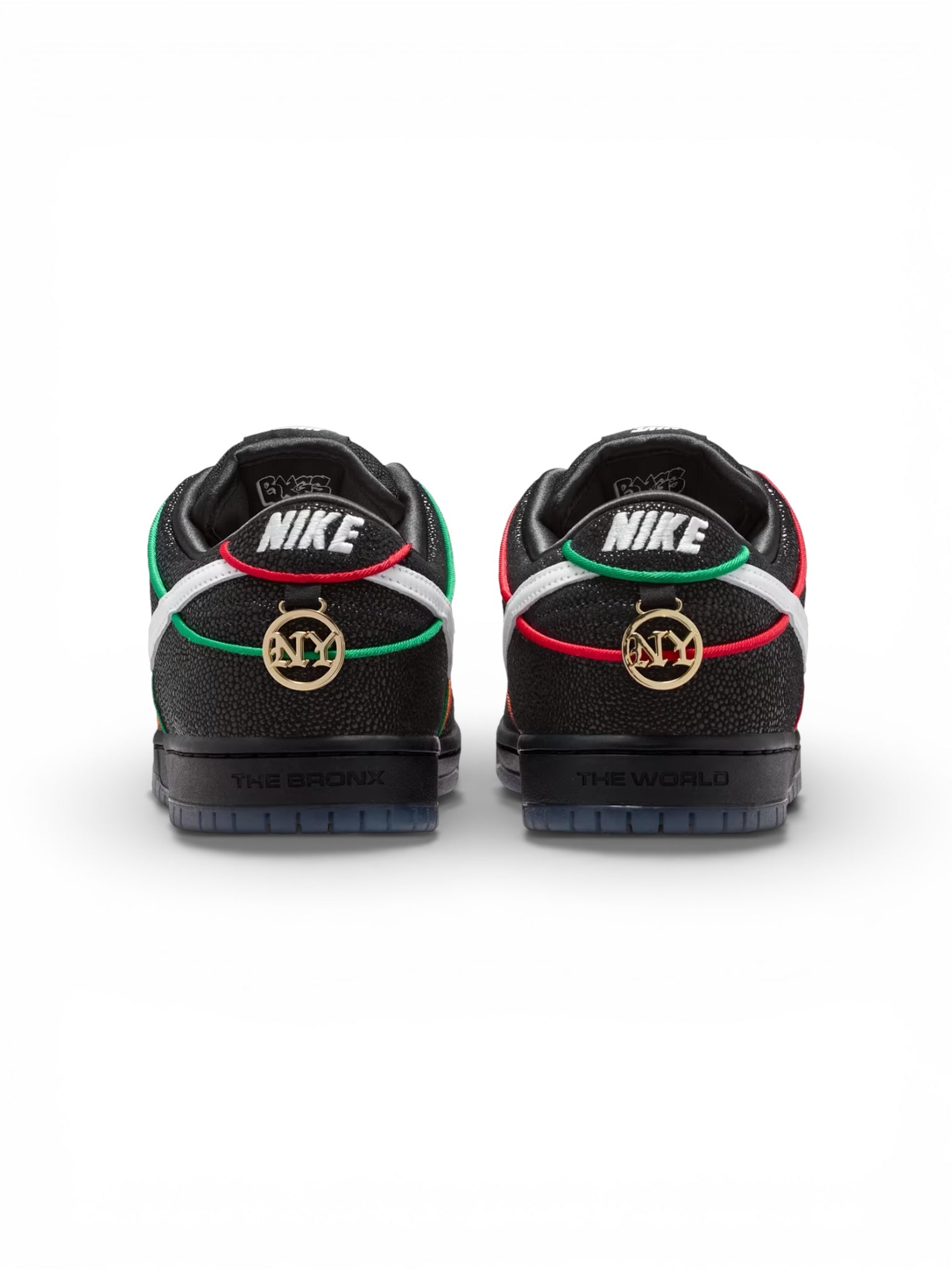 Nike SB Dunk Low Pro QS - Black/White-Challenge Red