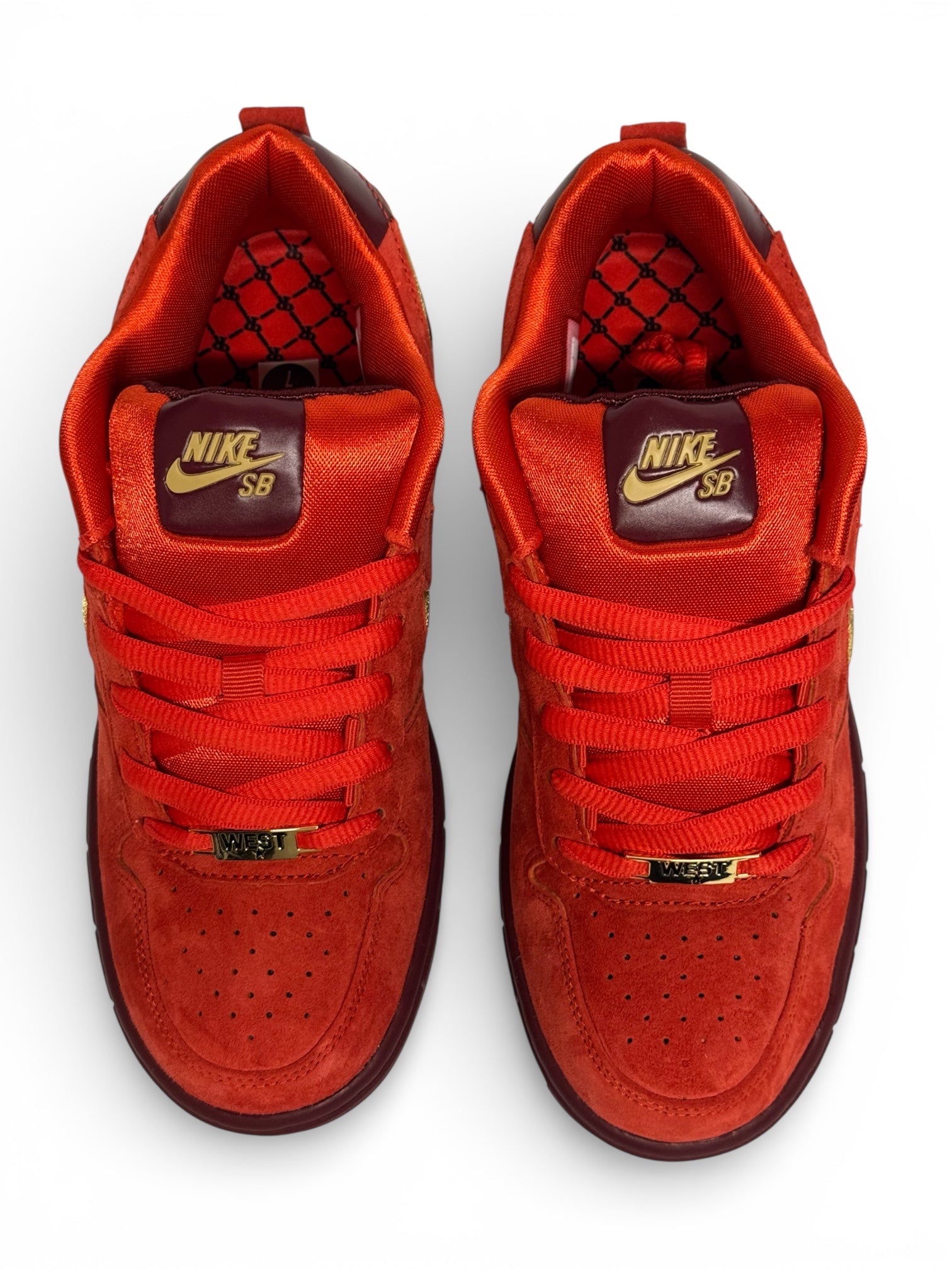 Nike SB Paul Rodriguez Zoom Air Low QS - Habanero Red/Club Gold