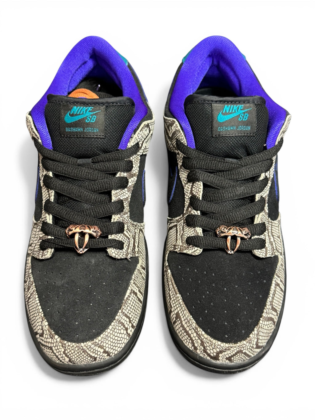 Nike SB Dunk Low Pro x Dashawn Jordan - String/Black-Bright Spruce