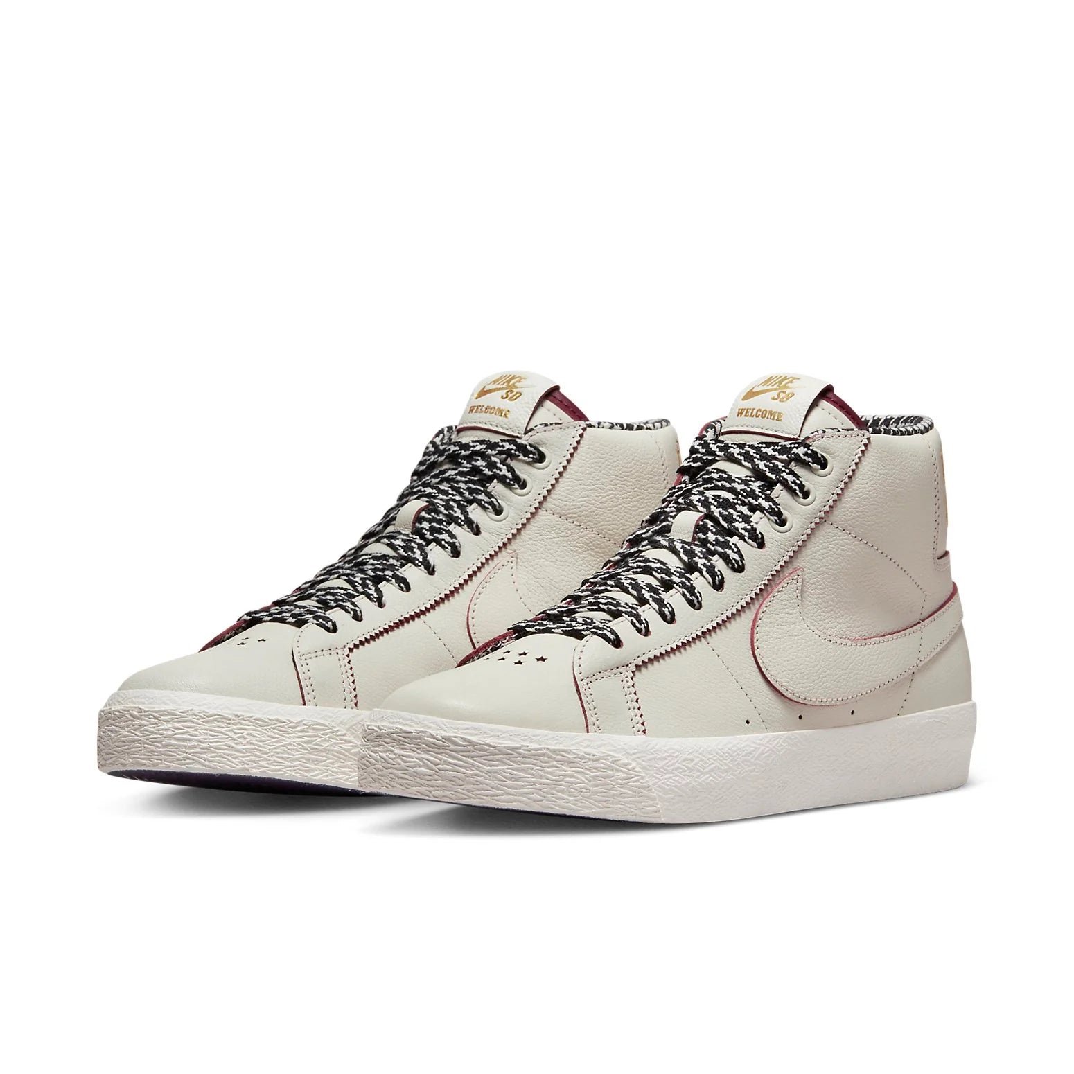 Nike SB x Welcome Skateboarding Blazer Mid QS – Summit White/Black