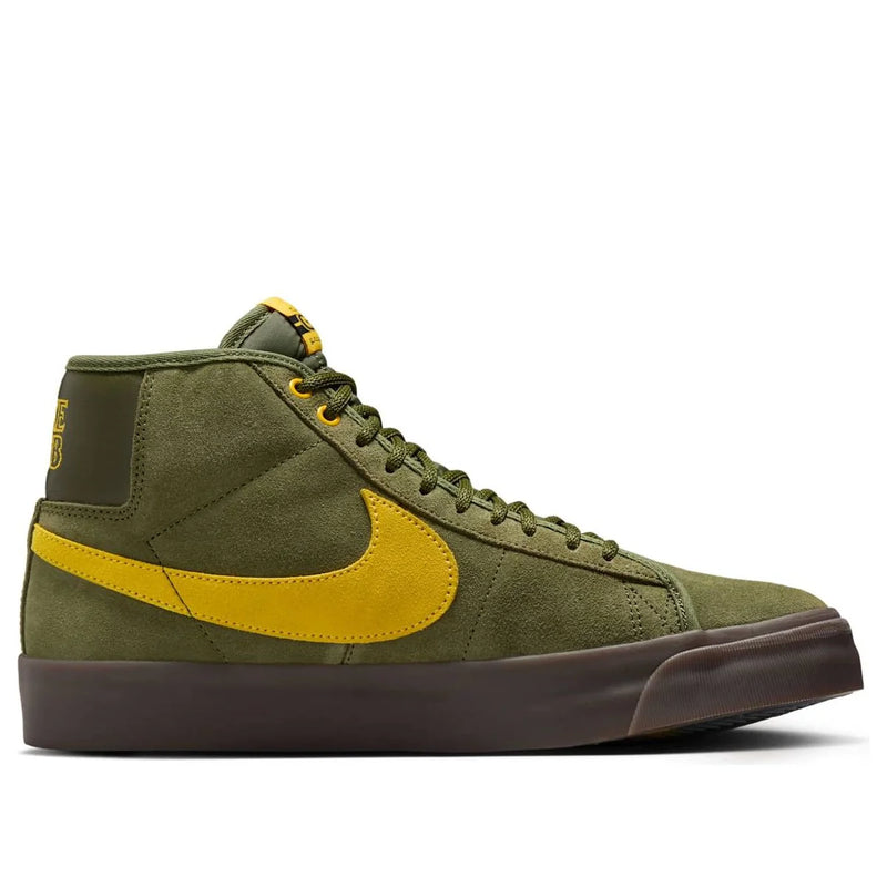 Nike Zoom Blazer Mid GT x AntiHero Skateboards - Rough Green/Amarrillo-Rough Green