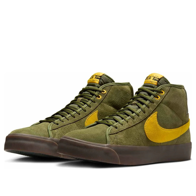 Nike Zoom Blazer Mid GT x AntiHero Skateboards - Rough Green/Amarrillo-Rough Green