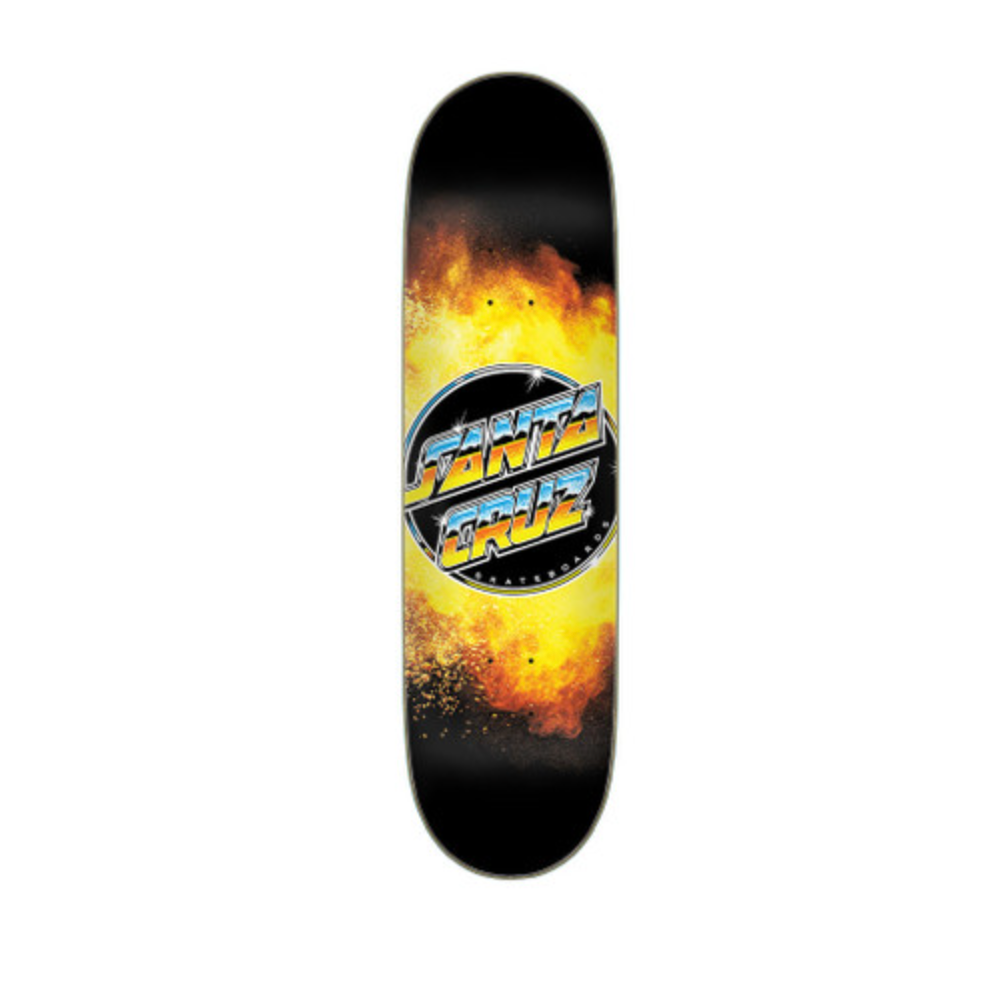 Santa Cruz Chrome Dot Flame Deck