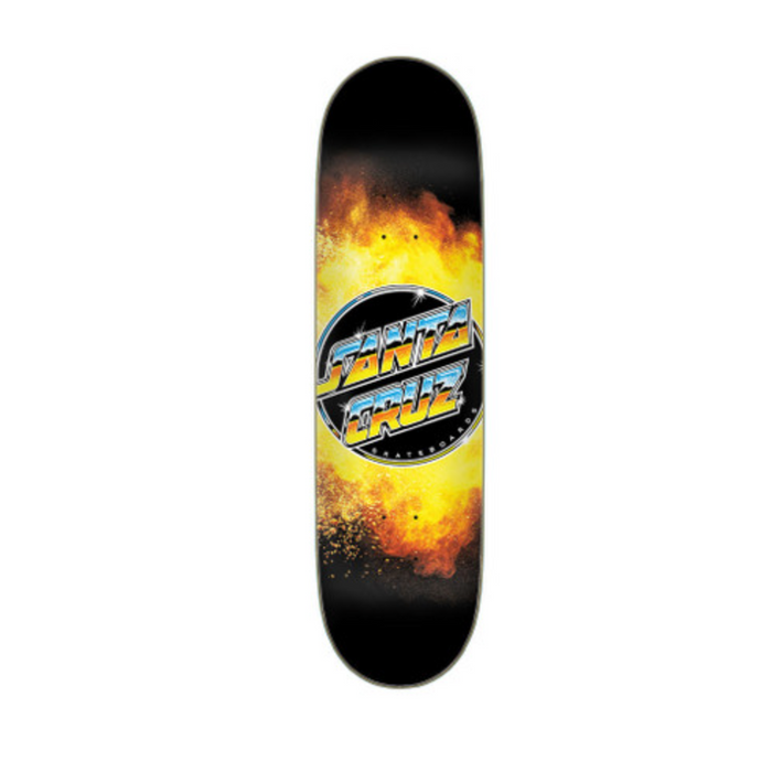 Santa Cruz Chrome Dot Flame Deck