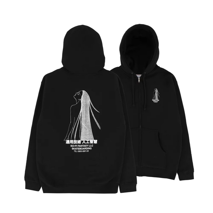 Spiritual Darkness Zip Hood Black