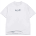 April Gradient Tee White