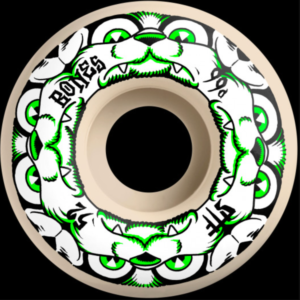 Bones 4 Dog Night 52 V4 Wide Street Tech Formula 99A Wheels
