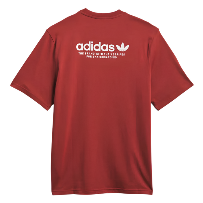 Adidas 4.0 Logo Tee - Preloved Ruby