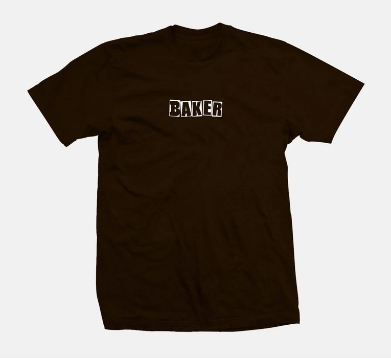 Baker Brand Logo Brown Tee