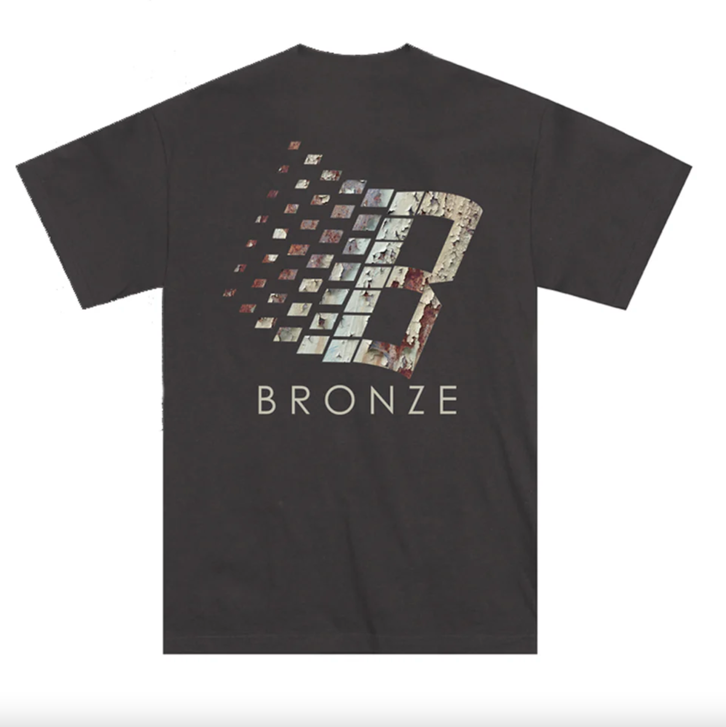 Bronze56k Black Logo Rust T-Shirt