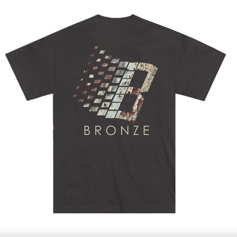 Bronze56k Black Logo Rust T-Shirt