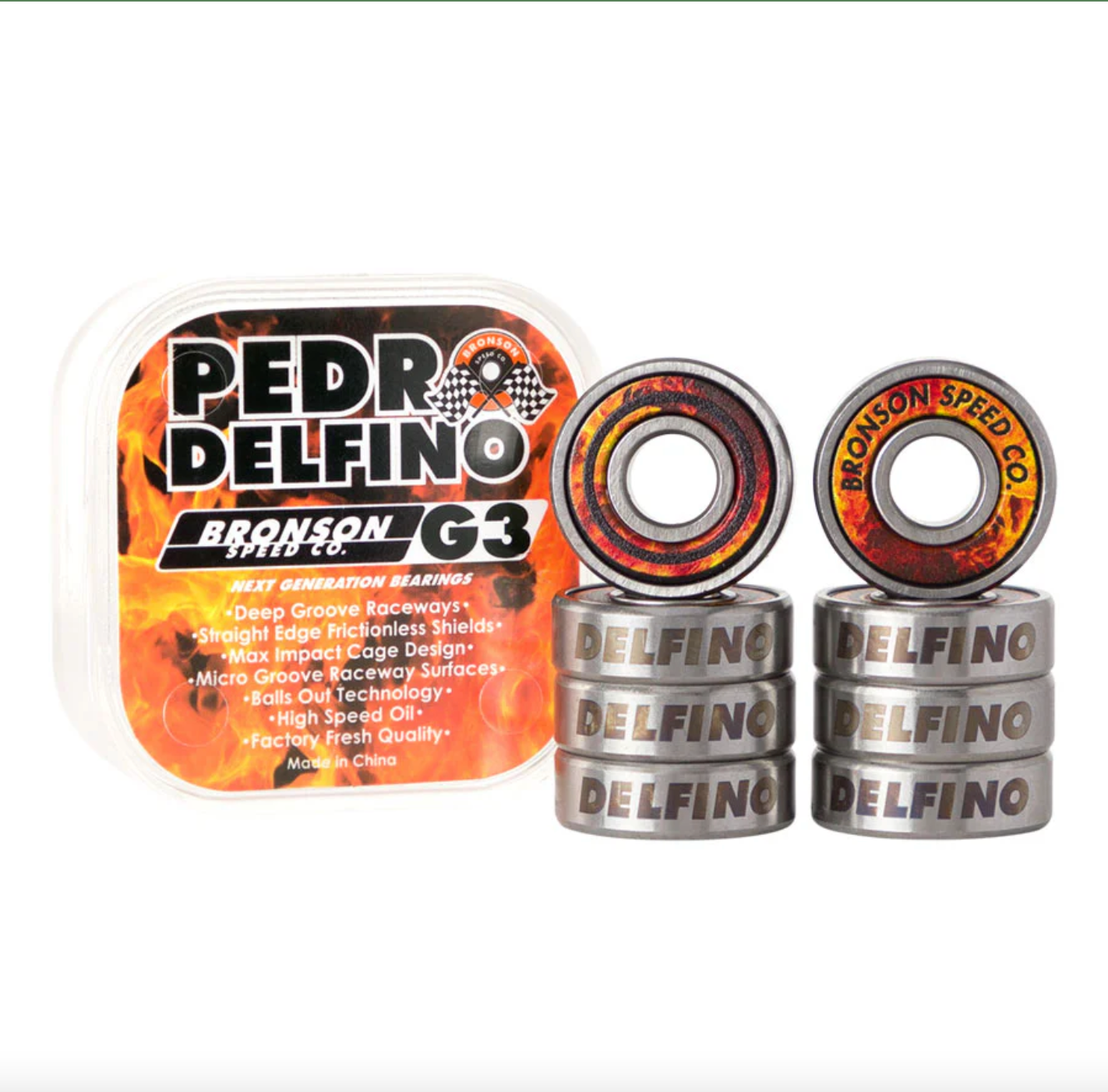 Bronson Speed Co. Pedro Delfino Pro G3 Bearings