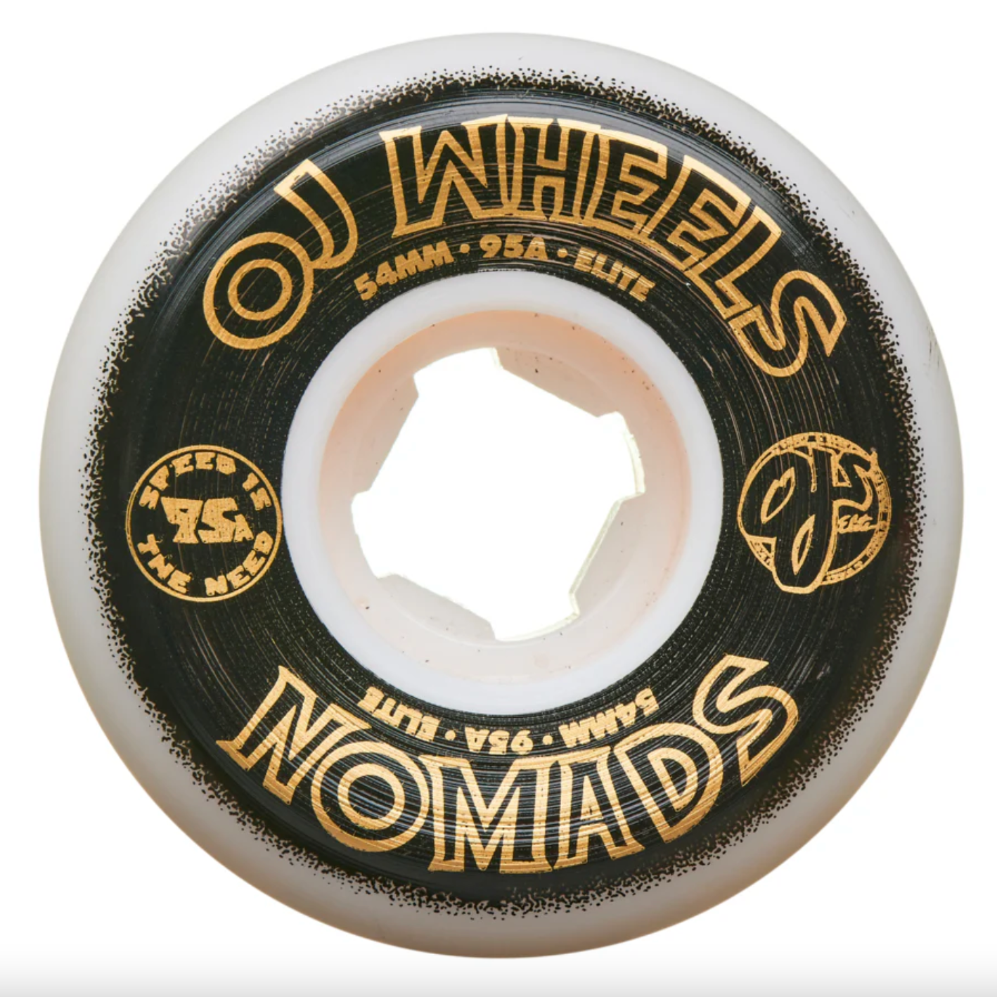 Oj Elite White Nomads 95a Wheels