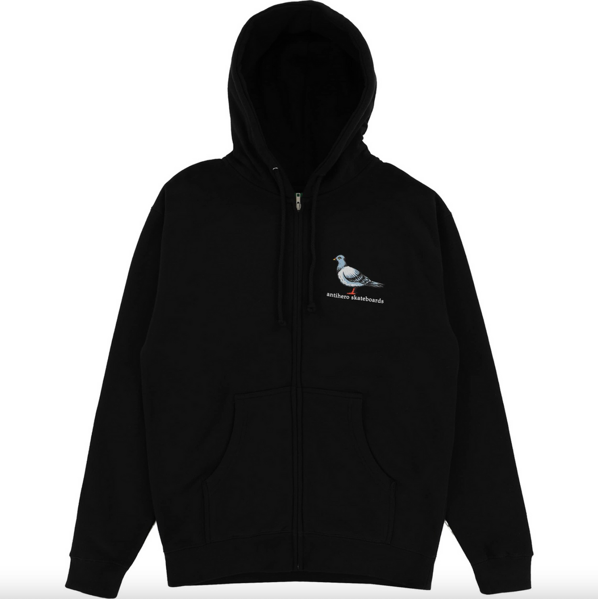Anti Hero Lil Pigeon Black Zip Hoodie