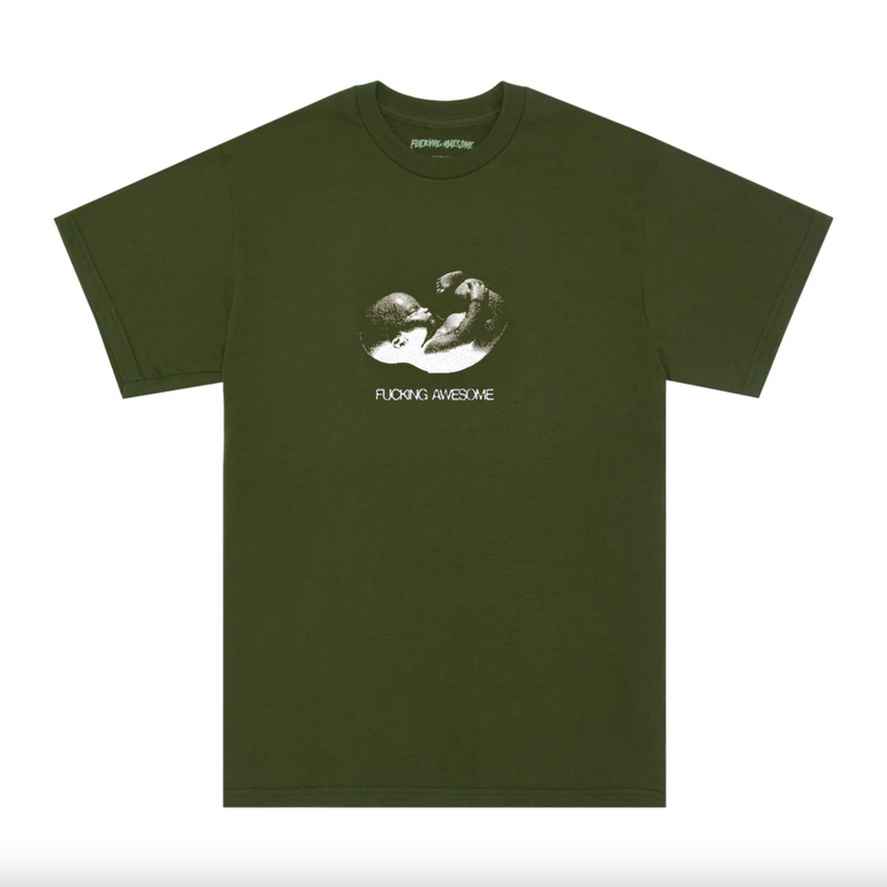 Fucking Awesome Fetus Logo Moss T-Shirt