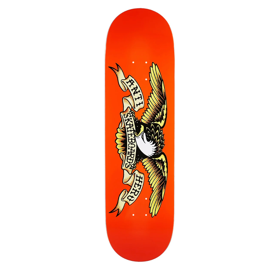 Anti Hero Classic Eagle Deck (ORANGE) - 9.0