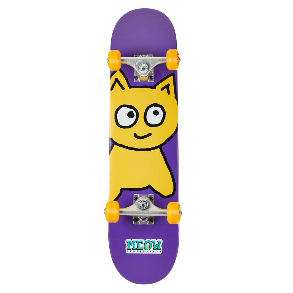 Meow Big Cat Soft Top Skateboard Complete