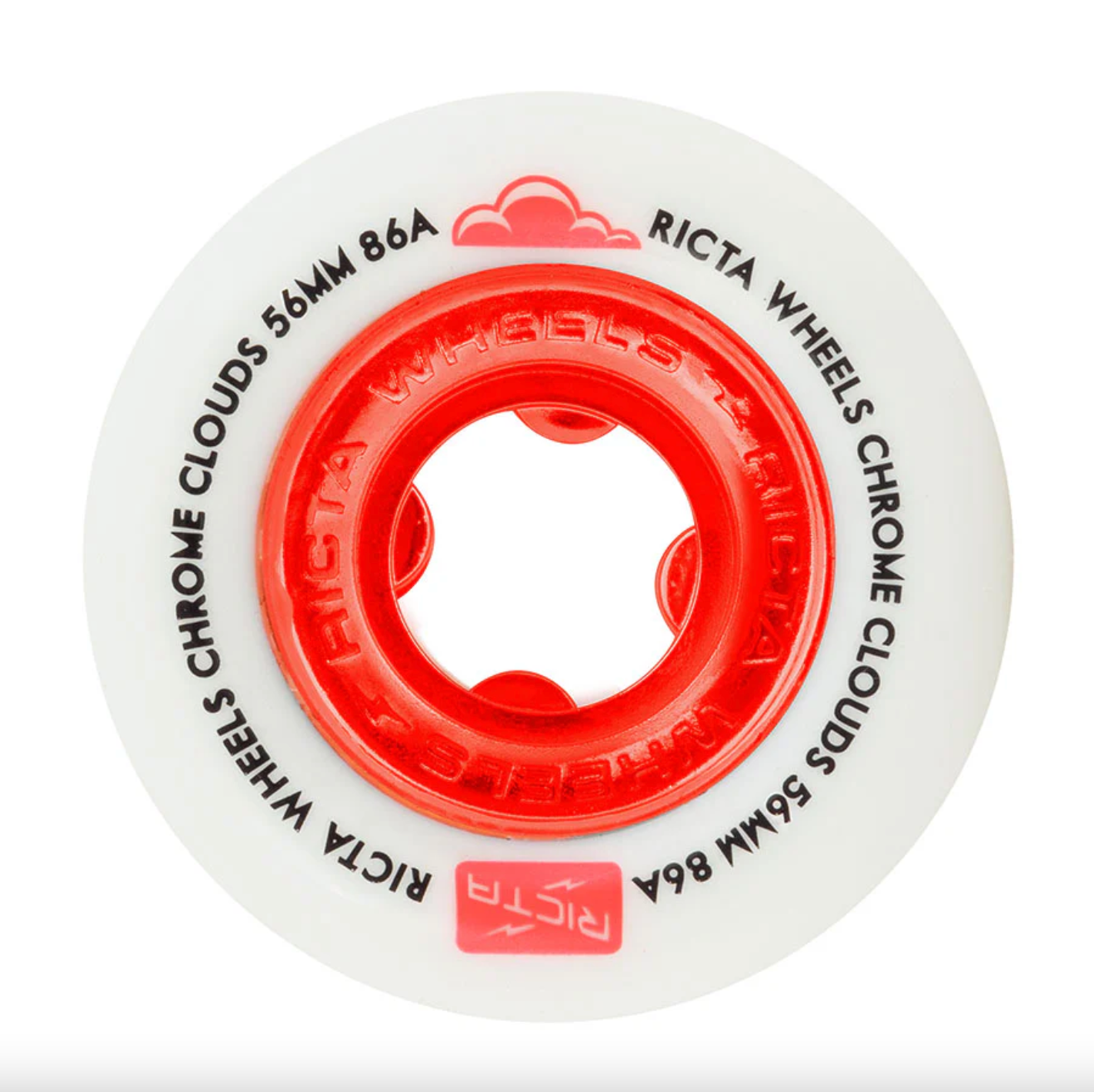 Ricta Chrome Clouds Red Wheels