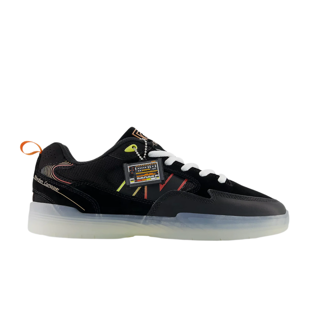 New Balance Numeric 808 Lite x Roland skate shoe – side view with gradient accents

