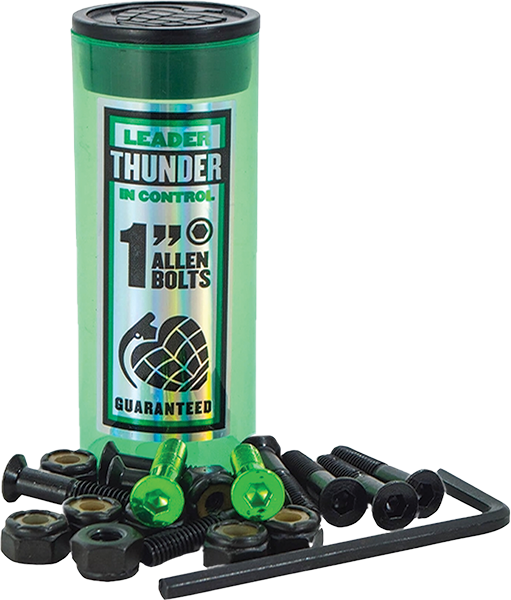 Thunder 1" Allen 10pc Green Hardware Set
