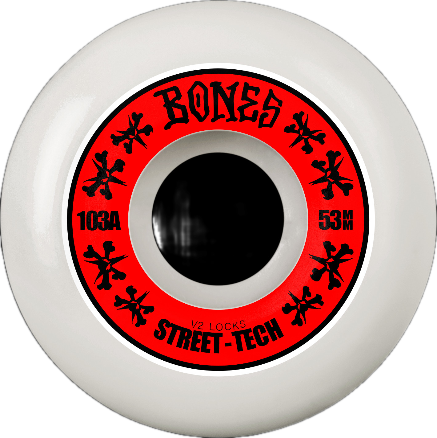 Bones STF V2 Wheels – White 53mm 103a