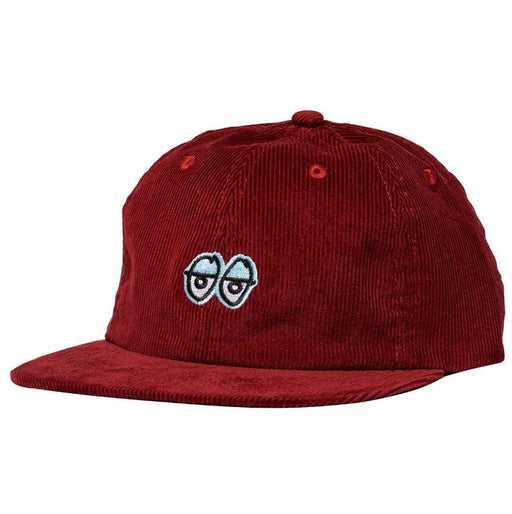 Krooked Eyes Burgundy Corduroy Hat