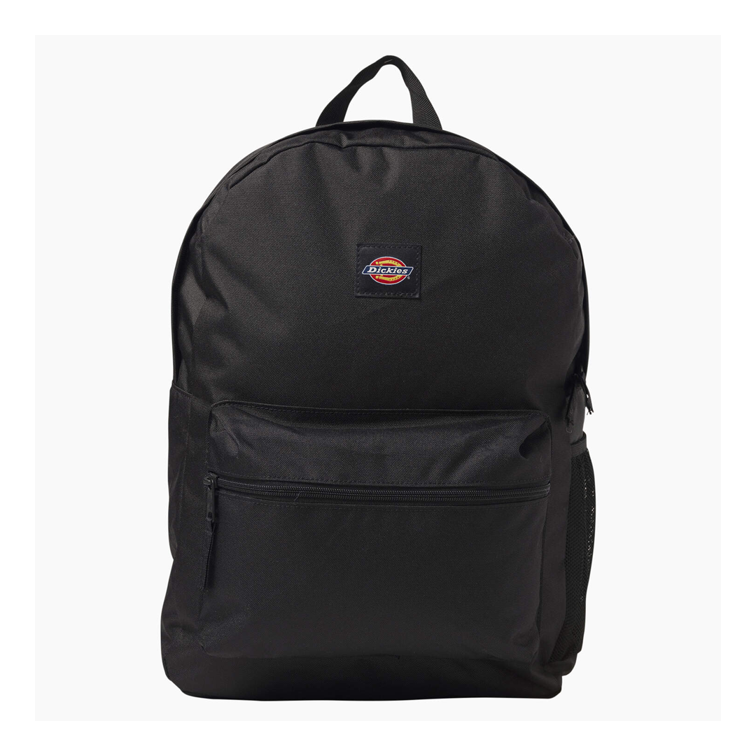 Shop the Dickies Essential Backpack in Black. Features a large main compartment, laptop sleeve, padded back panel, and durable build for everyday use.