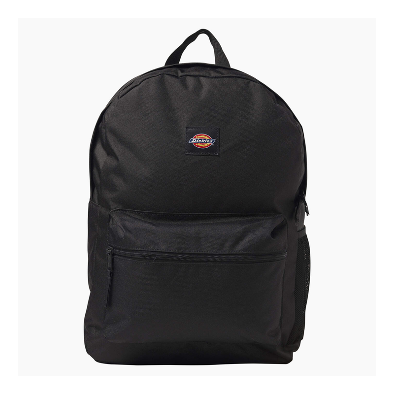 Shop the Dickies Essential Backpack in Black. Features a large main compartment, laptop sleeve, padded back panel, and durable build for everyday use.