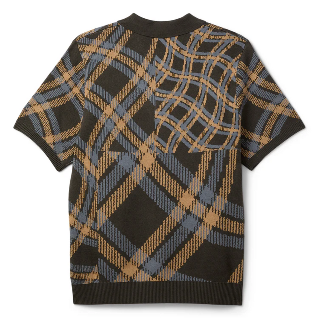 Dime Antique Polo Shirt - Brown/Blue