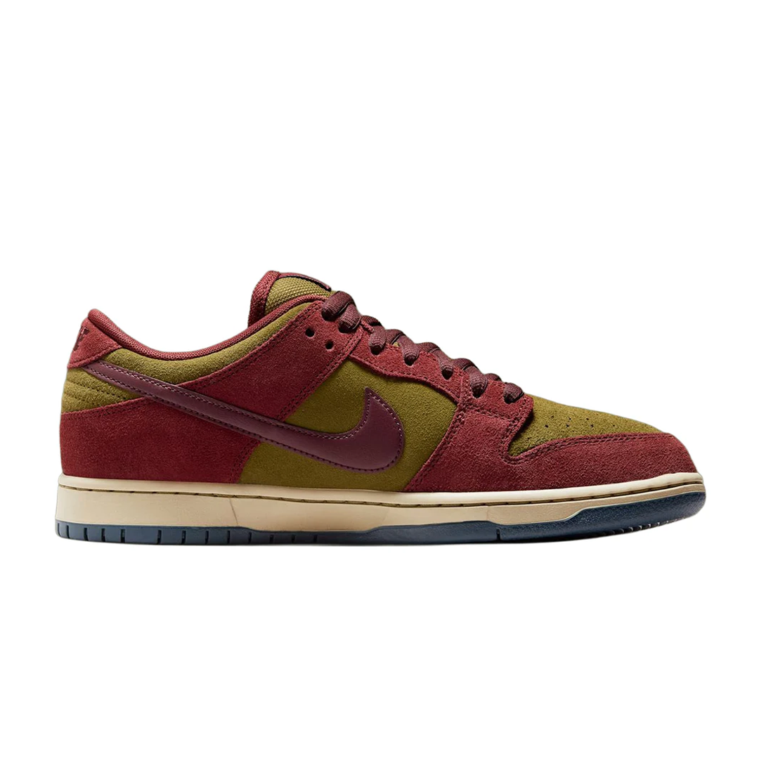 Nike SB Dunk Low Pro - Dark Team Red/Olive Flak
