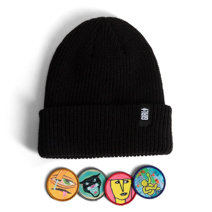 Girl Legend Head Patch Beanie